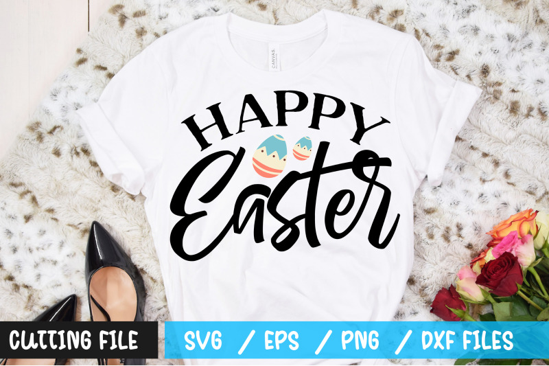 happy easter 2 svg By Regulrcrative | TheHungryJPEG