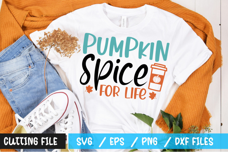 pumpkin spice for life svg By Regulrcrative | TheHungryJPEG