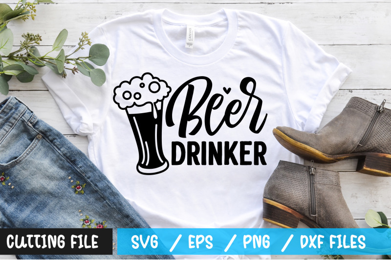 Beer drinker svg By Regulrcrative | TheHungryJPEG