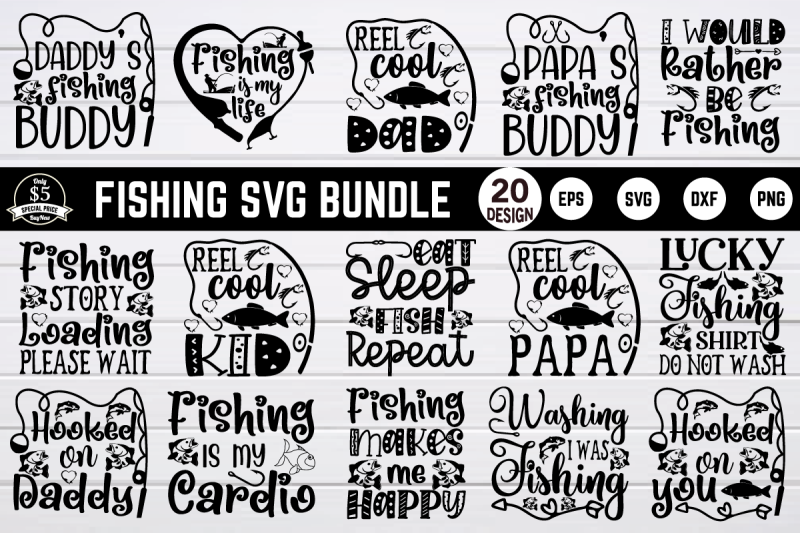 fishing svg bundle By BDB graphics | TheHungryJPEG