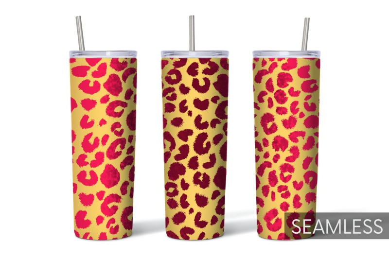 Leopard Tumbler Sublimation By SvgOcean | TheHungryJPEG