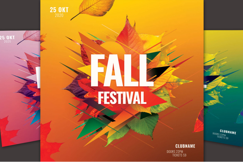 Fall Flyer By styleWish | TheHungryJPEG