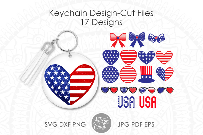 Download Patriotic Keychain Keychain Svg Sublimation Png By Artisan Craft Svg Thehungryjpeg Com