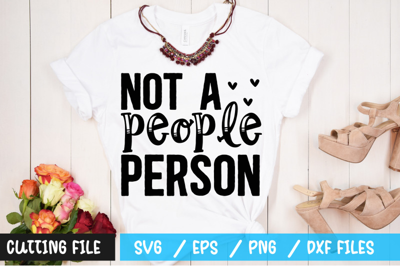 Not a people person svg By Regulrcrative | TheHungryJPEG