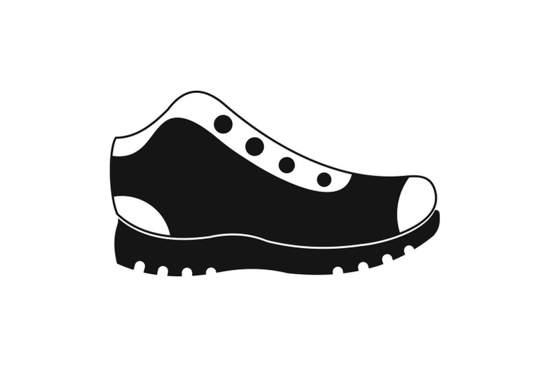 Hiking boots icon vector simple By Anatolir56 | TheHungryJPEG