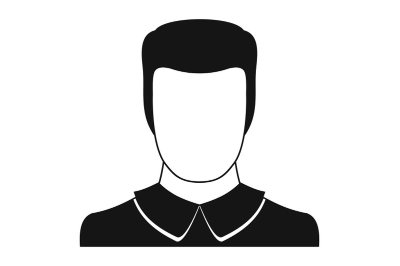 Male Avatar Icon Vector Simple By Anatolir56 