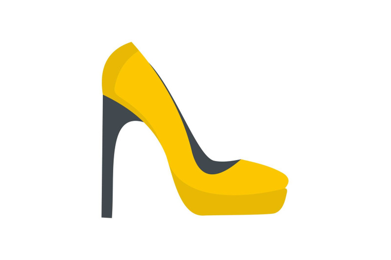 Woman shoes icon vector flat By Anatolir56 | TheHungryJPEG