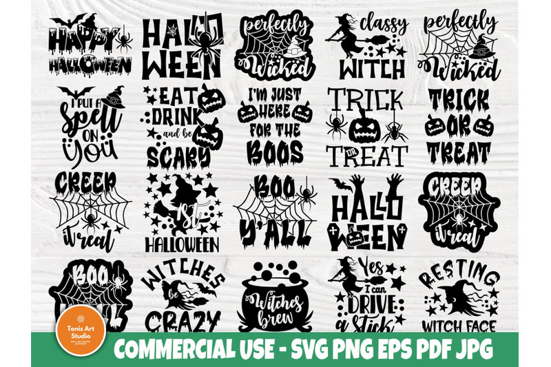 Halloween SVG Bundle, Horror Svg, Pumpkin Signs By TonisArtStudio ...