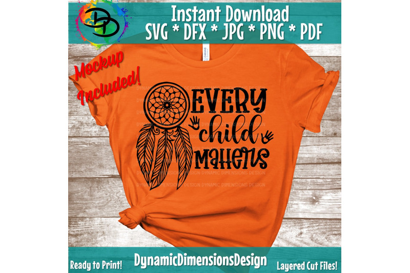 Download Every Child Matters Svg Save Children Quote With Hand Up Orange Shir By Dynamic Dimensions Thehungryjpeg Com