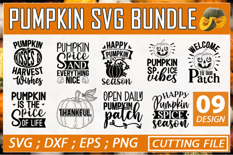 pumpkin svg bundle By Regulrcrative | TheHungryJPEG