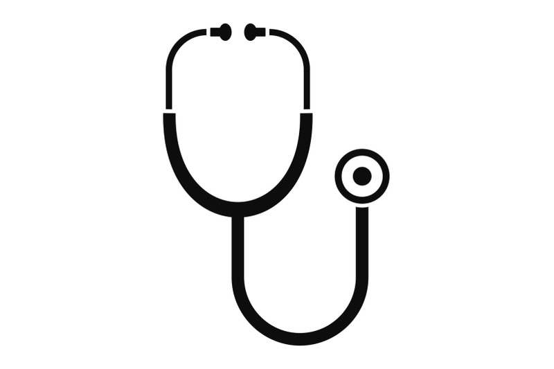 Stethoscope icon, simple style By Anatolir56 | TheHungryJPEG