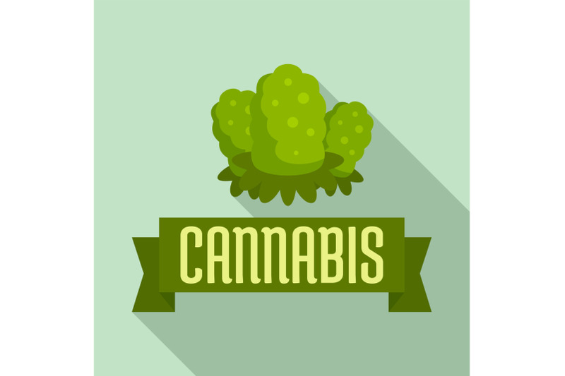 Cannabis Seed Logo, Flat Style By Anatolir56 