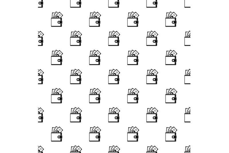 Wallet pattern seamless vector By Anatolir56 | TheHungryJPEG