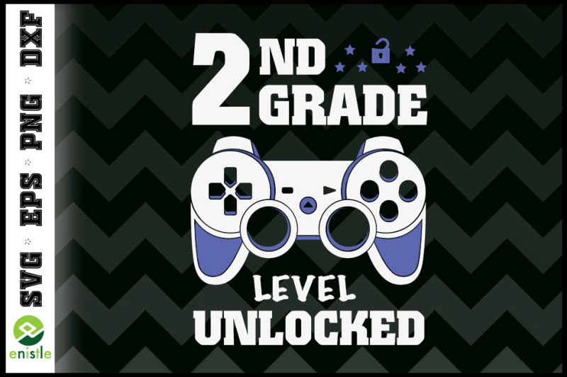 2nd Grade Level Unlocked Back To School By Enistle Thehungryjpeg Com