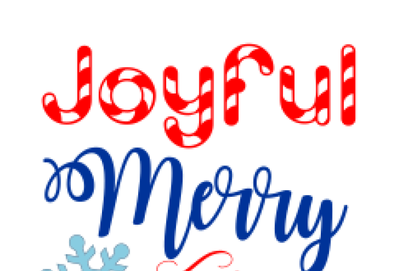 Joyful Snowflake Svg Eps Png File By Kerry Hickox Thehungryjpeg Com