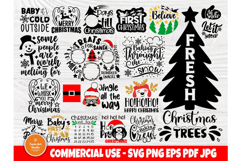 Christmas SVG Bundle, Funny Christmas Shirt Svg By TonisArtStudio ...