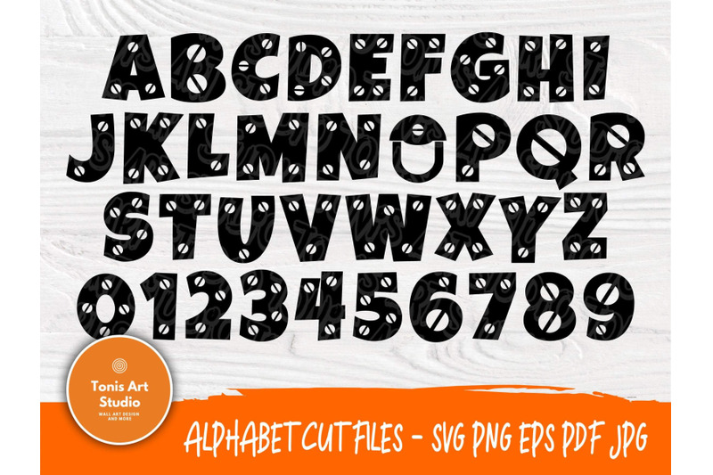 Construction Font SVG, Kids Svg, Alphabet Svg By TonisArtStudio ...