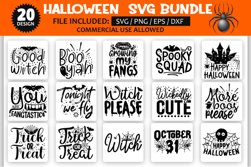 Halloween SVG Bundle By Regulrcrative | TheHungryJPEG