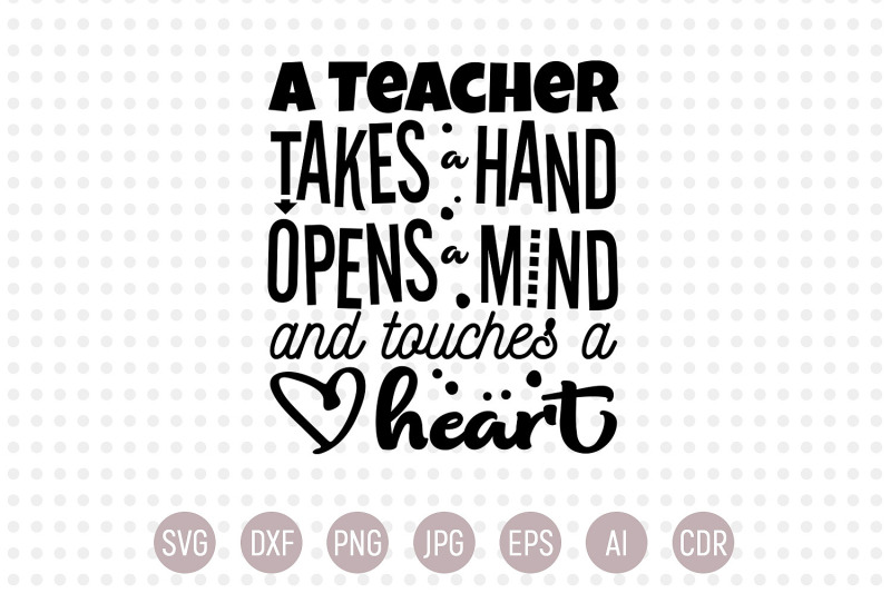 A Teacher Takes a Hand By CraftArtShop | TheHungryJPEG