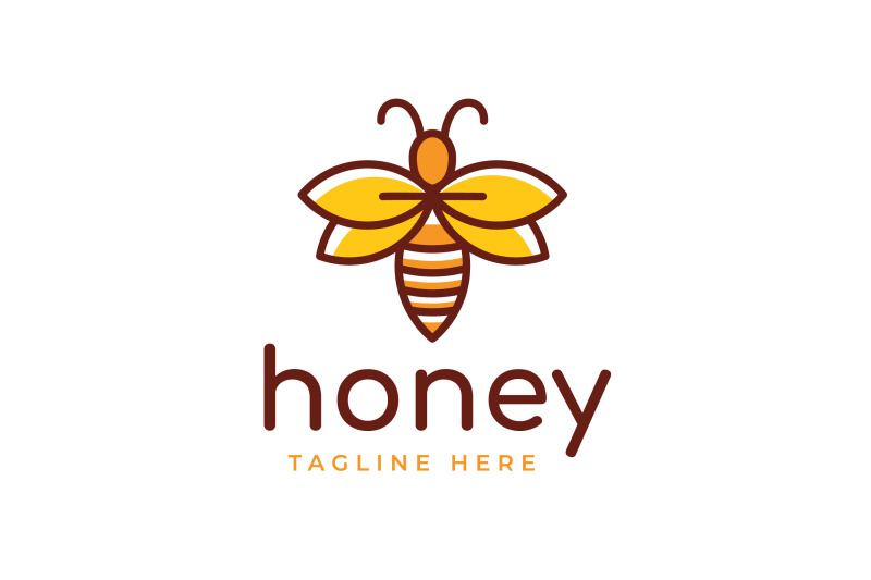 Bee icon - Bee logo design inspiration By weasley99 | TheHungryJPEG