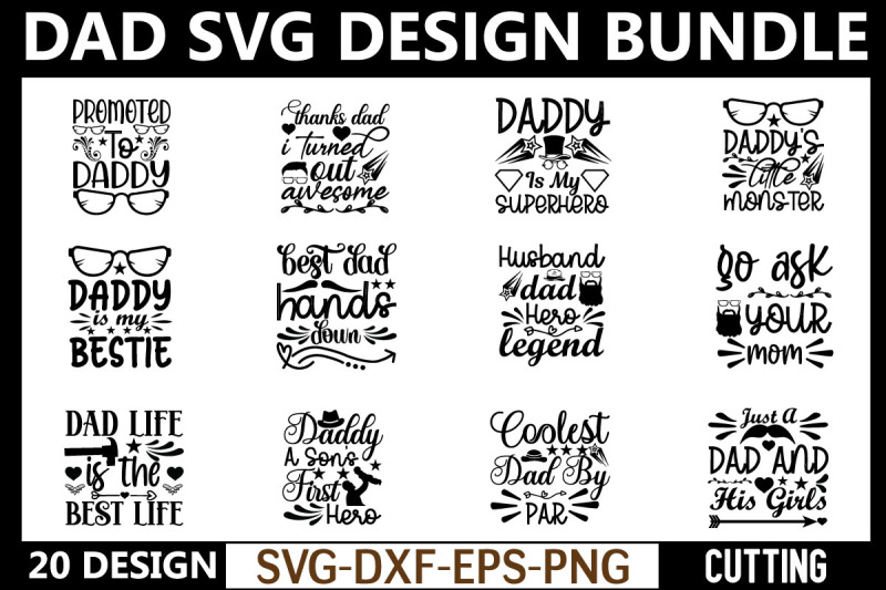 Dad svg design bundle By BDB graphics | TheHungryJPEG