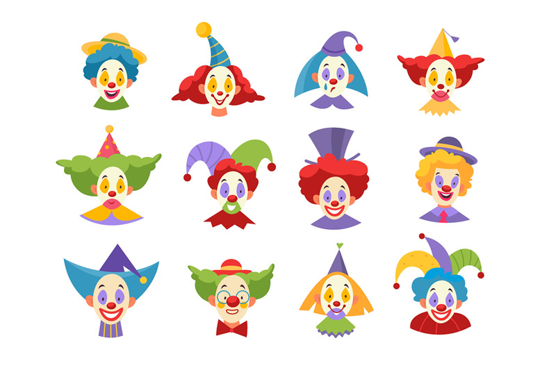 funny clown faces for kids