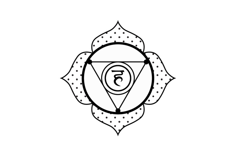 Vishuddha chakra designer svg By stockvectorsvg | TheHungryJPEG