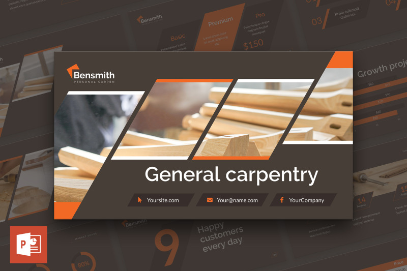 Carpenter PowerPoint Presentation Template By Amber Graphics ...
