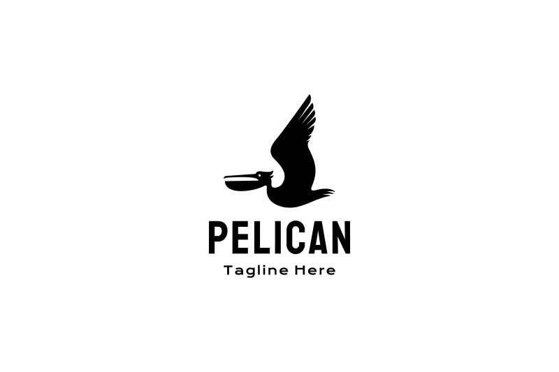 Pelican Bird Logo Design Vector Illustration Template By Weasley99 