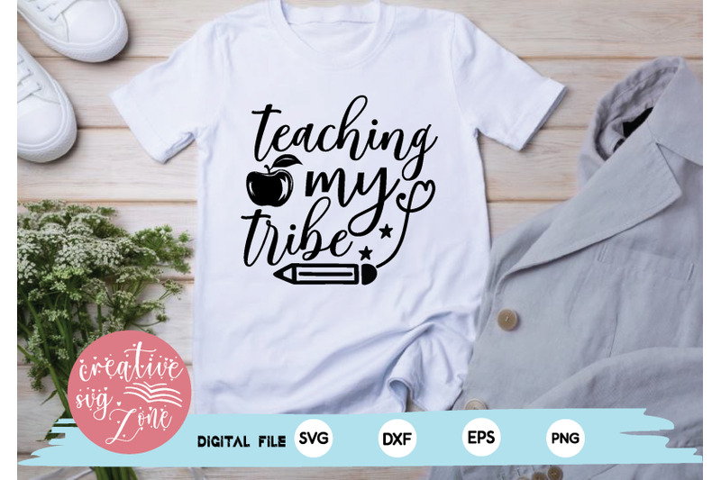 teaching my tribe svg By creativesvgzone | TheHungryJPEG