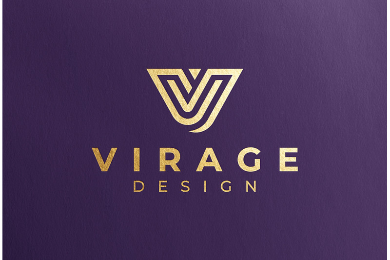 Gold Foil Logo Mockup on Purple Paper By Smart Works | TheHungryJPEG