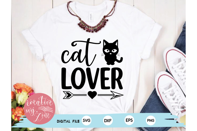 cat lover svg By creativesvgzone | TheHungryJPEG