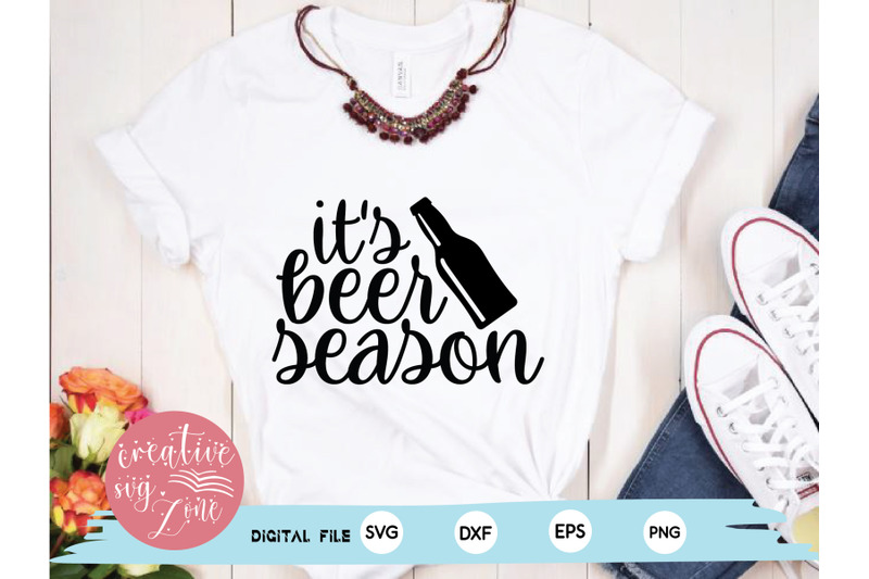 it's beer season By creativesvgzone | TheHungryJPEG