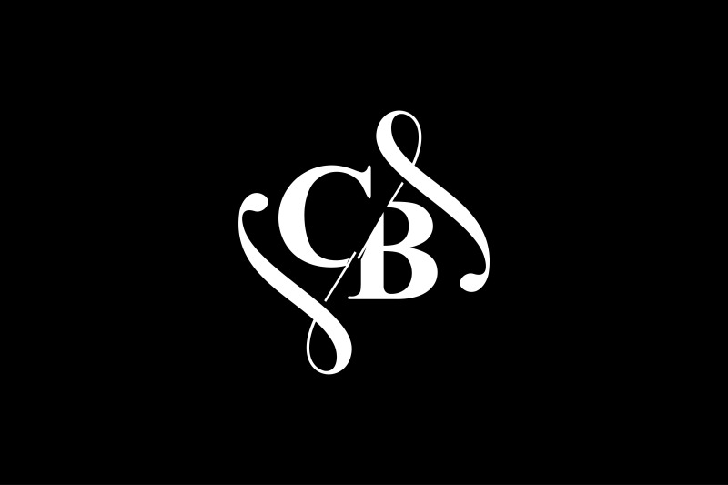 CB Monogram logo Design V6 By Vectorseller | TheHungryJPEG