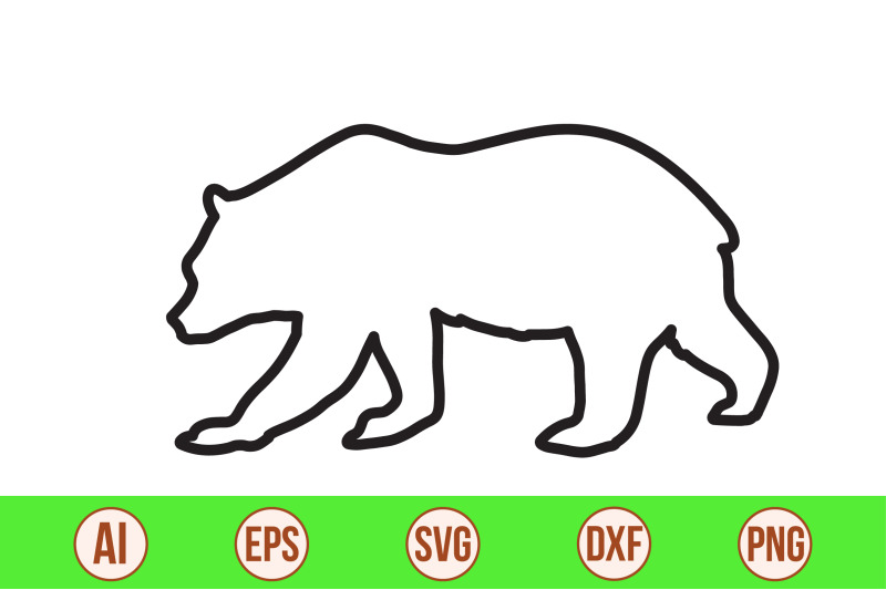 bear svg cut file By orpitabd | TheHungryJPEG