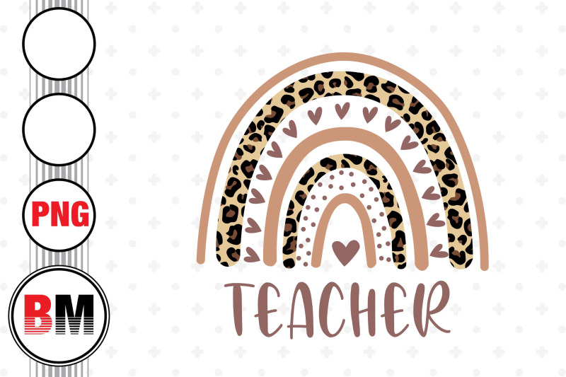 Teacher Rainbow PNG Files By Bmdesign | TheHungryJPEG