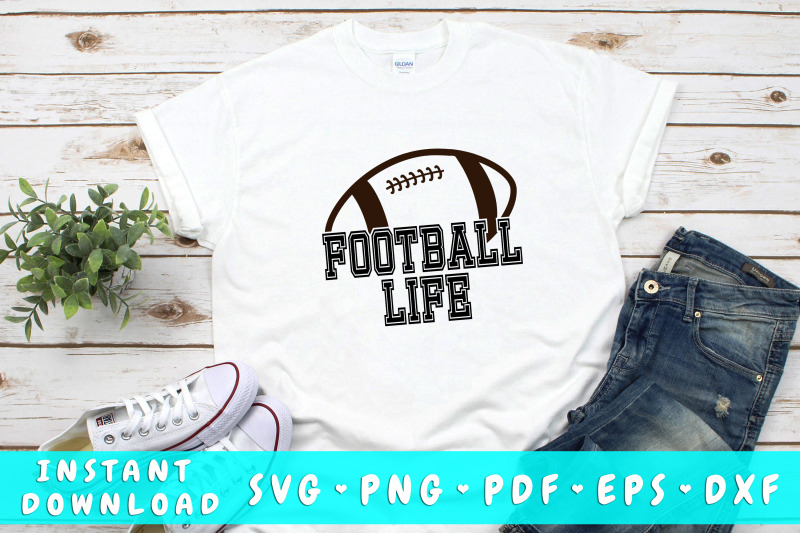 Football life SVG By LemonStudioCreations | TheHungryJPEG