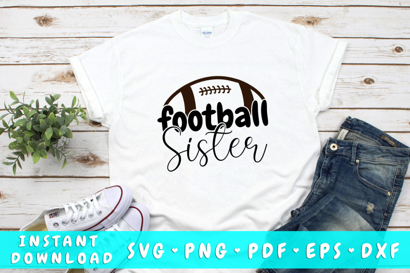 Football sister SVG By LemonStudioCreations | TheHungryJPEG