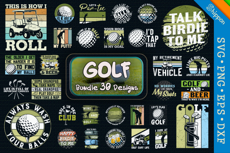 Golf Bundle By Unlimab | TheHungryJPEG