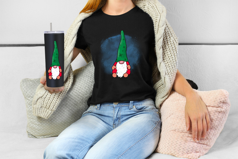 Nordic Gnome Sublimation Design By NatashaPrando | TheHungryJPEG