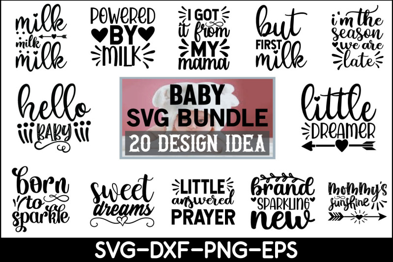 Baby SVG Bundle By creativesvgzone | TheHungryJPEG