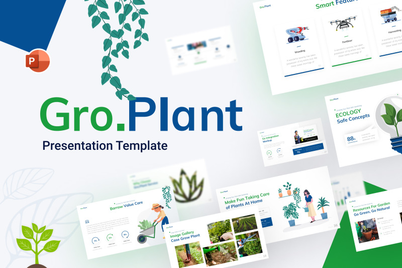  Agriculture PowerPoint Template By BrandEarth 