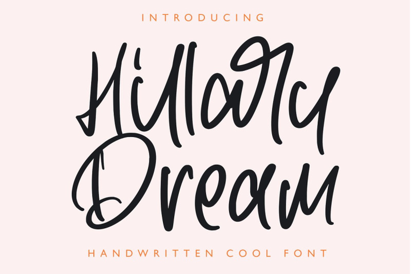 Hillary Dream - Handwritten Font By Arendxstudio | TheHungryJPEG