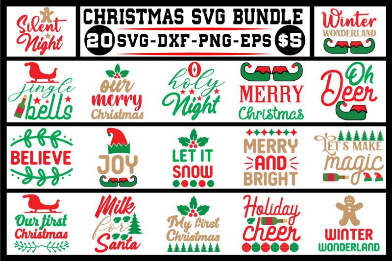 Christmas svg bundle By design svg | TheHungryJPEG