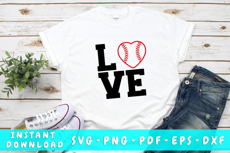 Love baseball SVG By LemonStudioCreations | TheHungryJPEG