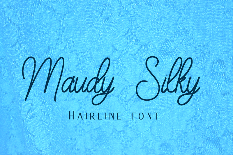 Maudy Silky Line Font By SSI.Scraps | TheHungryJPEG