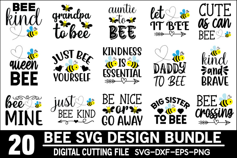 Bee Svg Bundle,bee Svg Quotes By Creativesvgzone 