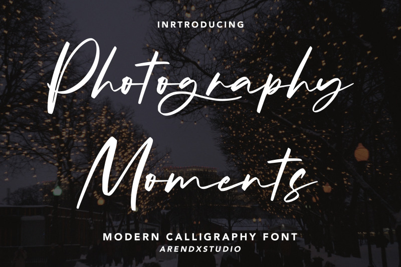 Photography Moments - Calligraphy By Arendxstudio | TheHungryJPEG