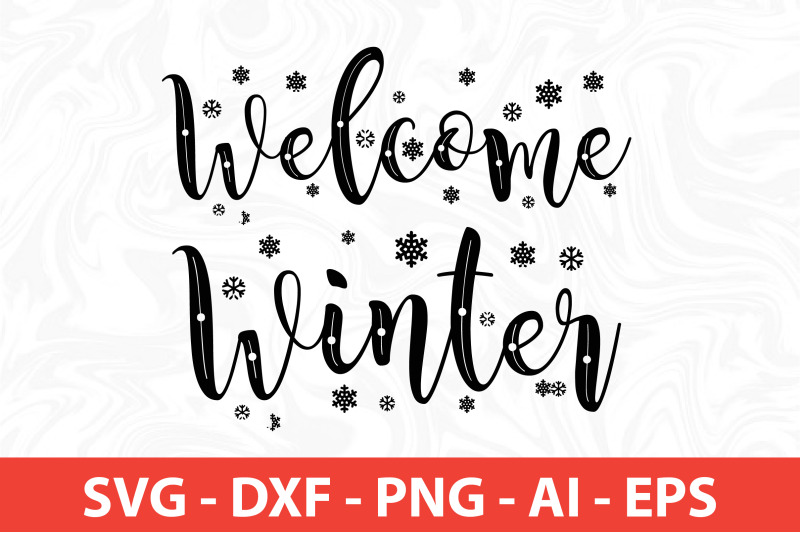 Welcome winter svg By orpitabd | TheHungryJPEG