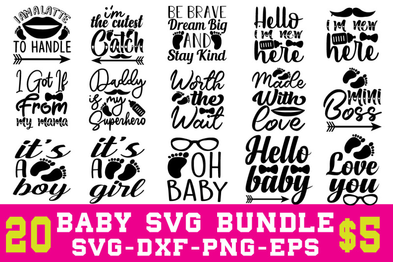 baby svg bundle By design svg | TheHungryJPEG